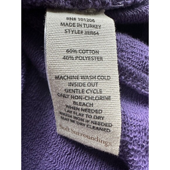 Soft Surroundings Golden Age Sweater Size Petite M Purple Boho Tunic Top - Picture 4 of 7